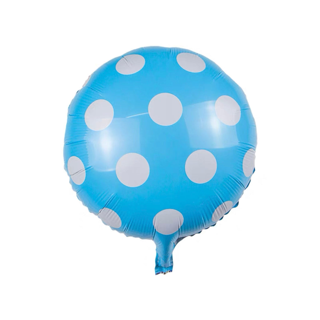 usuk-sky-blue-dot-round-shape-foil-balloon-18in-usuk-fb-00122